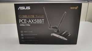 送料無料　新品未開封　ASUS PCI-E無線LAN子機/Bluetooth PCE-AX58BT WiFi6