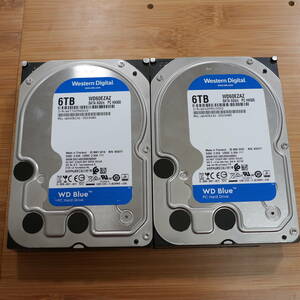 Western Digital WD60EZAZ SATA 6TB 中古2個セット ワンオーナー