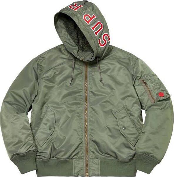 Supreme Hooded MA-1 Faux Fur Box Logo