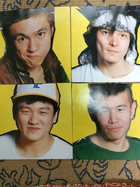 【レア!】LPジャケットサイズ×4枚 ザ・ブルーハーツ POPポスター THE BLUE HEARTS