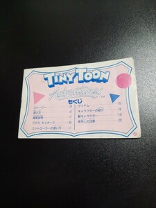 タイニー・トゥーン アドベンチャーズ / TINY TOON Adventures fc ファミコン 説明書 説明書のみ Nintendo 表紙裏表紙なし