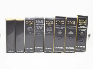 CHANEL 口紅 アリュール 8本セット 未使用 中古 206 812 212 617 637 337 59 57 化粧品 リップ　まとめて