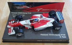 1/43 TOYOTA TF103 O.Panis 2003 日本限定品　ミニチャンプス 【送料４１０円】