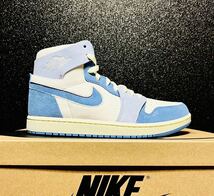 ☆送料込■新品25.5cm■ナイキ エア ジョーダン１ズーム コンフォート2 AIR JORDAN 1 ファントム/アイスブルー WMNS 定価.21450円_画像4