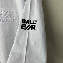 訳あり4LサイズメンズBALLエンボス加工長袖Tシャツ　白_画像4