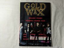 GOLD WAX ゴールド ROLLING STONES VOODOO LOUNGE TOUR No.28 1994_画像1