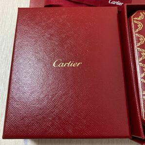 【空箱】カルティエ cartier ピアスケース イアリングケース ボックス 大 箱 紙袋 リボンの画像3