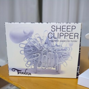 【おしゃれ文具】羊のクリップホルダー