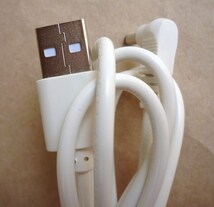 美品　USB-DCケーブル　DCケーブル　DCコード　1.5m φ3.5㎜　DCプラグ　オス-USB　オスDC電源ケーブル　白　ホワイト　USBケーブル　③_画像4