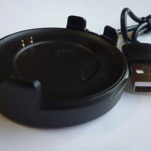 スマートウォッチ用 USB接続 充電ケーブル 充電コード 充電器 充電台 チャージングクレードル 黒 ブラック   の画像8