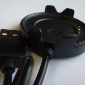 スマートウォッチ用 USB接続 充電ケーブル 充電コード 充電器 充電台 チャージングクレードル 黒 ブラック   の画像7