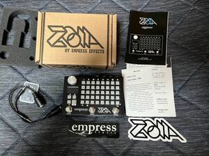 Empress effects Zoia エンプレス　ゾイア　ギターエフェクター マルチエフェクター　モジューラーシンセ