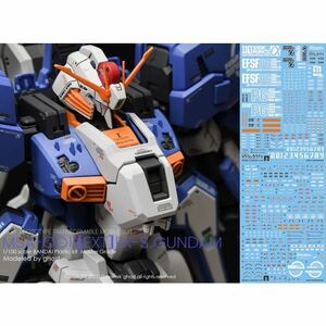 炎社製　 MG 1/100 MSA/0011 ガンダムセンチネル Ex-Sガンダム用デカール　2枚組 　B08040