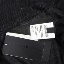 未使用 ダナキャラン DKNY シルク混 ニット カーディガン 黒 サイズP レディース 284441_画像6
