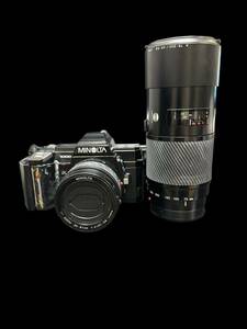 MINOLTA 7000 レンズ ミノルタ AF ZOOM 35-80mm 1:4/22mm 1:4-5.6/75-300mm 1:4.5-5.6 フィルムカメラ 現状品 2点セット 現状品