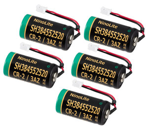 【5個セット】SH384552520 CR-2/3AZ CR-2/3AZC23P 対応互換リチウム電池 1600mAh 大容量 SHK7620 等 住宅用火災警報器 バッテリー