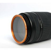 フィルター径:72mm UVフィルター ゴールド 枠 金 カメラレンズ保護 フィルターをはめてレンズキャップの取り付けok レンズプロテクト_画像5