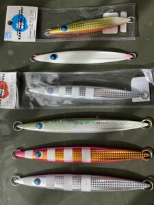 ウロコジグ 未開封 未使用 中古 6本セット 青物 根魚 タチウオ サワラ サクラマス ジギング ジグ