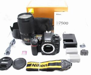 【新品級の超美品 1181ショット・豪華セット】Nikon ニコン D7500 AF-S NIKKOR 70-300mm f/4.5-5.6 G ED VR