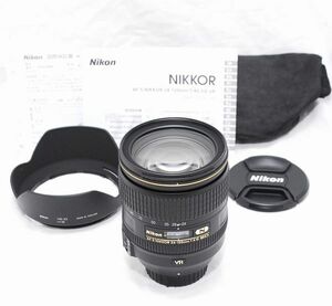 【新品級の超美品・メーカー保証書等完備】Nikon ニコン AF-S NIKKOR 24-120mm f/4 G ED VR