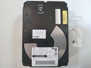 SCSI HDD（ハーフハイト 50pin 2G）富士通 M2903SGM （MS-DOS6.2で初期化、起動確認）