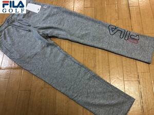 FILA(フィラ) 秋冬 UVカット シンプルブランドロゴ スウェットパンツ 443-358(MGY)８４－９４