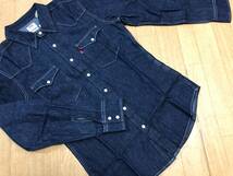 Levis(リーバイス)秋冬 デニムウエスタン 長袖シャツ 86621-0000 ＵＳサイズＳ(日本サイズ約Ｍ)_画像2