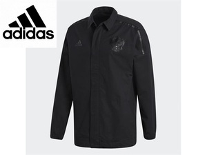 adidas 2018 ロシア代表 ZNEウーブンフルジップジャケット CF0559(ブラック)Ｍ