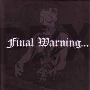 ＊中古CD FINAL WARNING/PDX 2007年作品84年1st EP～85年デモ音源集 U.S HARDCORE PUNK POISON IDEA TRAUMA DEFIANCE TRAGEDY WARCRY