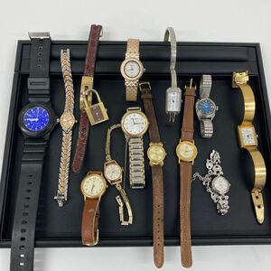 【1円】ジャンク品 時計 15点 セイコー SEIKO ALBA NINA RICCI SERUM marie claire DAKS Vogeleなど クオーツ アンティーク レトロ