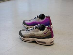 wmns air max 95★US9.5★検索用,ウィメンズ,エアマックス,グレー,灰,セメント,グラデ,パープル,紫,バイオレット,限定,アメリカ,海外,USA