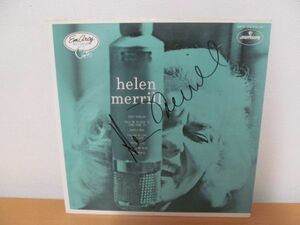 (55654)サイン入り　Helen Merrill　ヘレン・メリル　「Helen Merrill」　SFX-7333　LP　USED　保管品