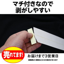 バッカン用ネームステッカー Lサイズ（横25㎝）　　解説書・クリーナー付_画像5