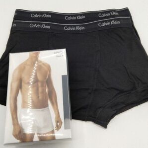 【Lサイズ】Calvin Klein(カルバンクライン) ボクサーブリーフ ブラック 2枚 メンズボクサーパンツ NB1893