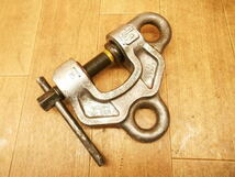 ◆ イーグルクランプ ねじ式全方向クランプ SBB-1t 2点セット ④ EAGLE CLAMP ネジ式 1000kg 1ton 1TON 1-40mm 吊り具 鉄鋼用 No.3148_画像7