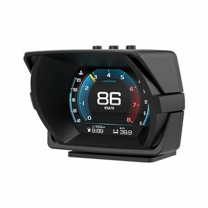 A450 車載ヘッドアップディスプレイ、OBD2メーター、OBD+GPS+チルトメーター付 ，obd2マルチメーター は回転速度、燃費 多種類画面切り替え