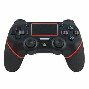 PS4 コントローラー レッド 互換 ワイヤレス Bluetooth タッチパッド 加速度センサー 重力感応 PlayStation ワイヤレスコントローラー 