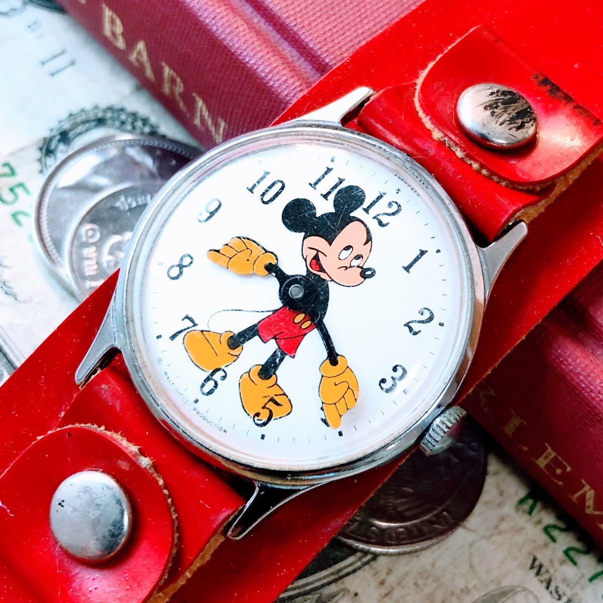 2024年最新】Yahoo!オークション -ミッキーマウス 腕時計 アンティーク 