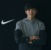 1円〜 新品 ナイキ ランディビジョン パーカー Msize NIKE 定価1.3万 大迫傑着用 ランニング 駅伝 マラソン スウェット 保温 通気性 起毛_画像9