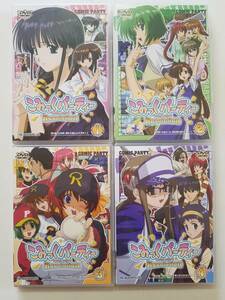 【中古DVD こみっくパーティーRevolution OVA 菊池正美 茶山莉子 茂呂田かおる 石川静 馬場澄江 全4巻セット】