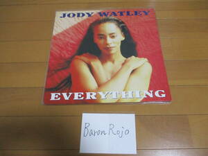 ★JODY WATLEY「EVERYTHING」輸入盤レコード、MCA RECORDS、257-416-0、SOUL、R&B、廃盤、レア★