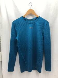 UNDER ARMOUR COMPRESSION 長袖 Tシャツ トレーニングシャツ メンズ XL ブルー系 COLDGEAR インナー アンダー アンダーアーマー 23121902