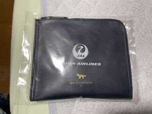 JAL 日本航空 ビジネスクラス アメニティポーチ Maison Kitsune メゾン キツネ　バッグ 