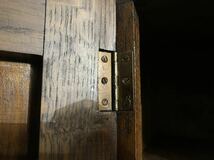 R83 英国 アンティーク サイドボード キャビネット 木製 家具 バフェ_画像9