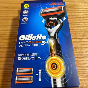  Gillette プログライド 電動タイプ カミソリ 本体 1コ 替刃 2コ付 うち1コは本体に装着済