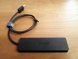 【送料無料】Anker USB3.0 ウルトラスリム 4ポート USBハブ 60cm ケーブル 5Gbps高速転送②