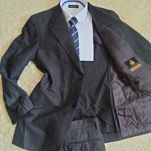 ランバンクラシック【紳士の嗜み】LANVIN CLASSIQUE スーツ セットアップ Mサイズ ブラック