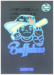 即決! 1991 BBM ホログラムカード バファローズロゴ