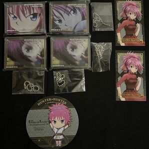 HUNTER×HUNTER アニメイトカフェ　マチ　アクリルプレートキーホルダー　缶バッジ　コースター　箔押し　未開封　未使用 