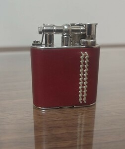 dunhill ダンヒル オイルライター イングランド製 革巻き ユニーク Made in England 